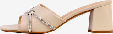 Joia Sandale in Beige: Vorderseite