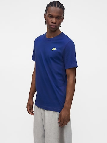 Nike Sportswear Tavaline suurus Särk 'CLUB', värv sinine