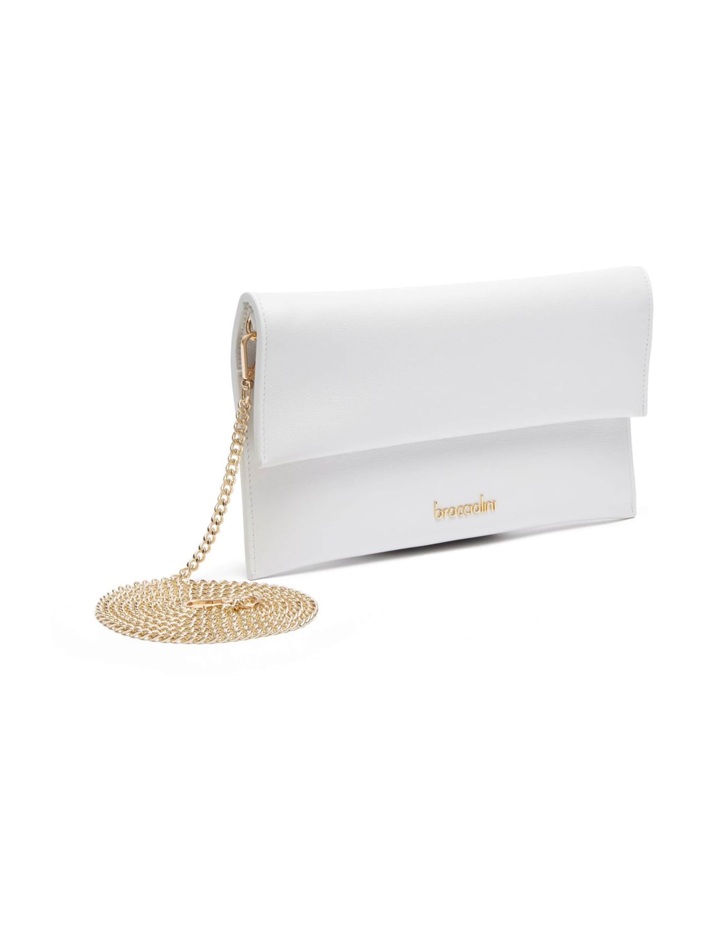 Poche ventrale 'Jinny Leather' Braccialini en blanc