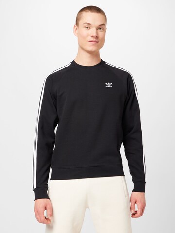 ADIDAS ORIGINALS Sweatshirt 'Adicolor Classics 3-Stripes' i sort: forside