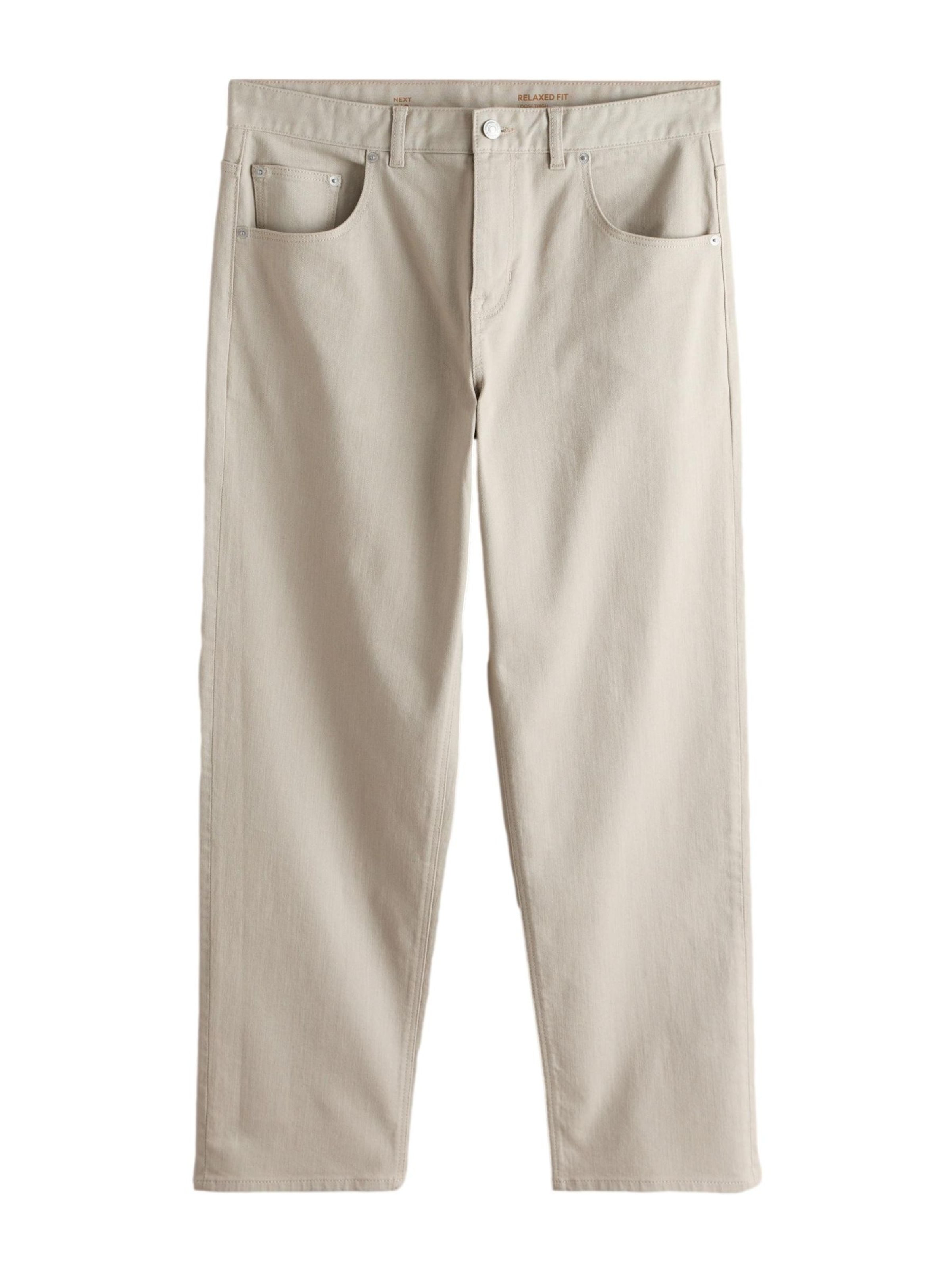 NextLoosefit Traperice - bež boja: prednji dio