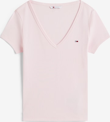 Maglietta 'ESSENTIAL' di Tommy Jeans in rosa: frontale