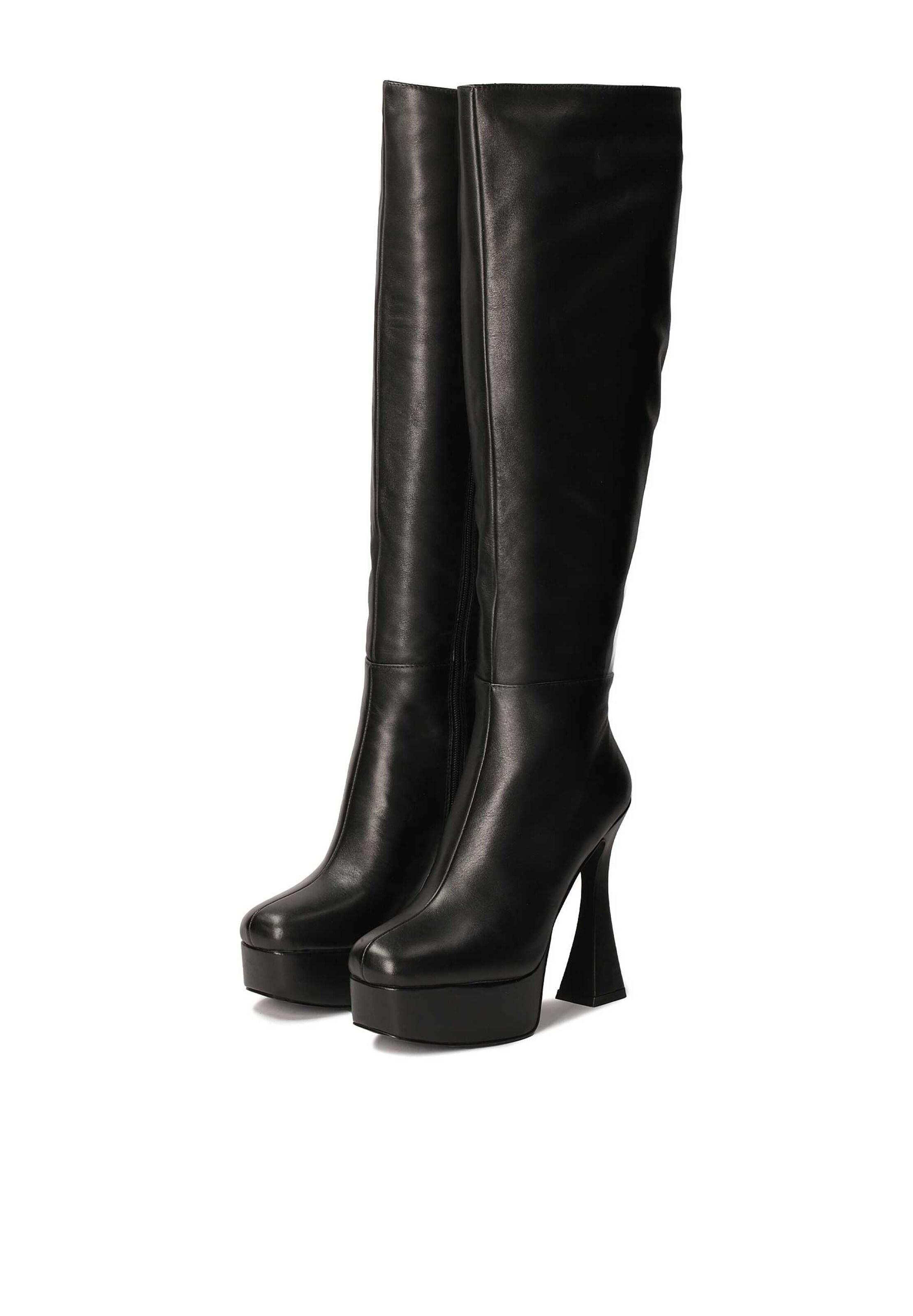 Overknee di Kazar Studio in nero