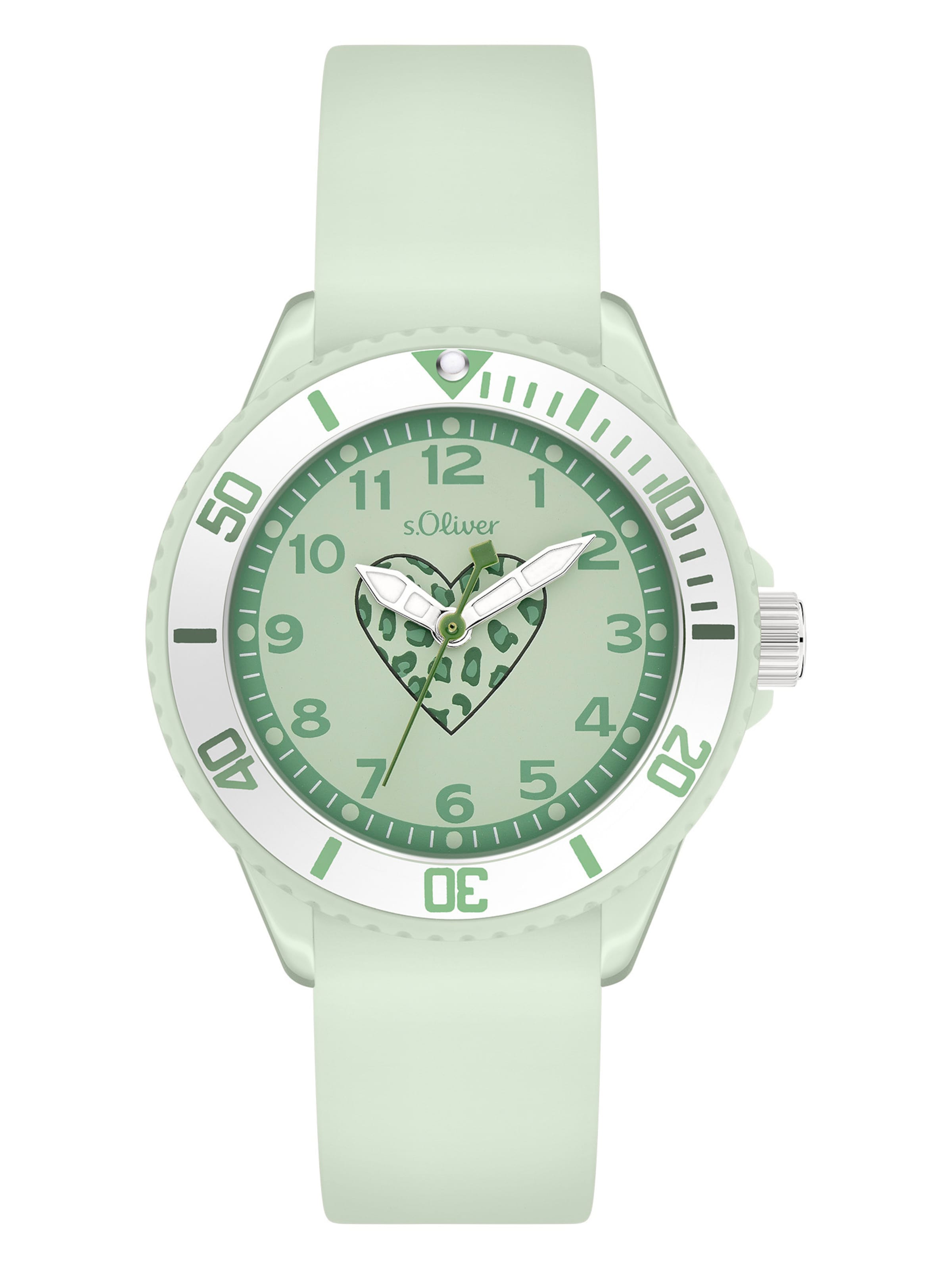 s.Oliver Watch in Green: front