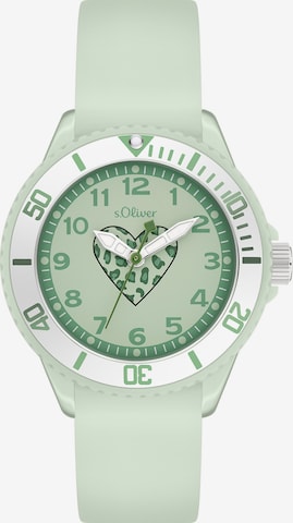 s.Oliver Watch in Green: front
