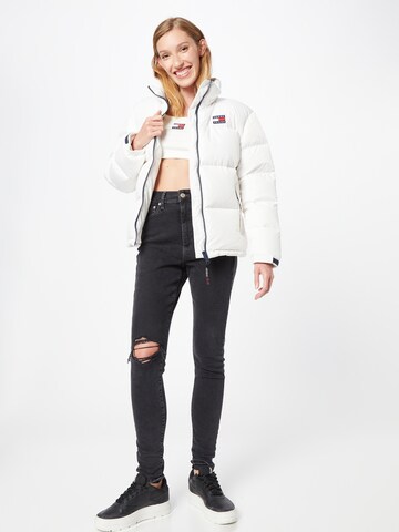 Veste d’hiver 'Alaska' Tommy Jeans en blanc