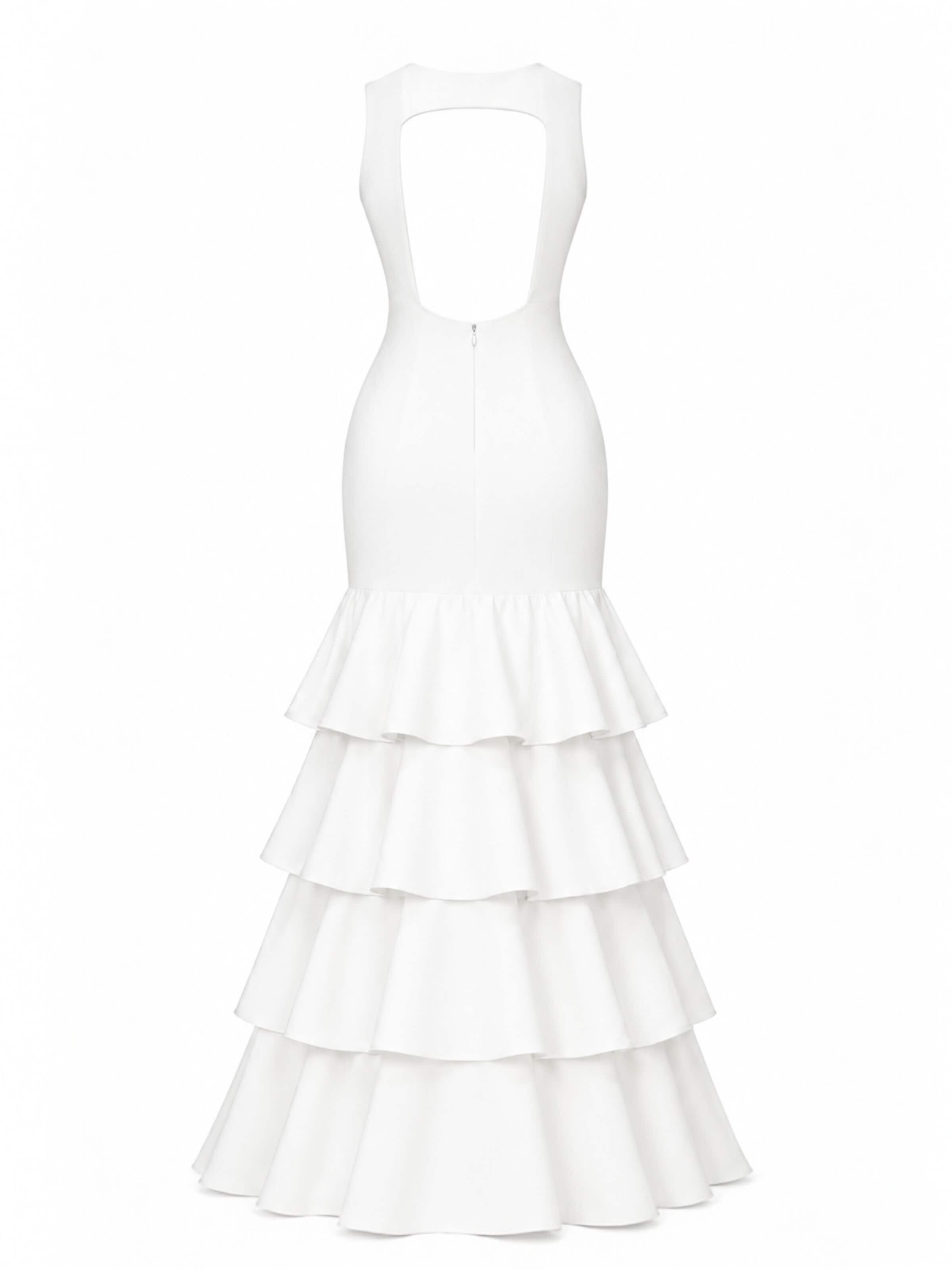 Robe de cocktail 'LOUISE' Elena Athanasiadou en blanc