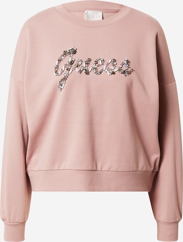 GUESS Sweatshirt 'MANILA' in Pink: predná strana