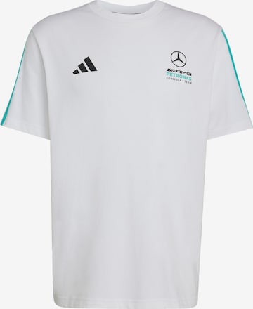 ADIDAS PERFORMANCE Λειτουργικό μπλουζάκι 'Mercedes-AMG Petronas Formula 1 Team Dna' σε λευκό: μπροστά