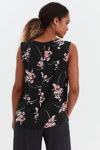 b.young Bluse mit Allover Print in Schwarz