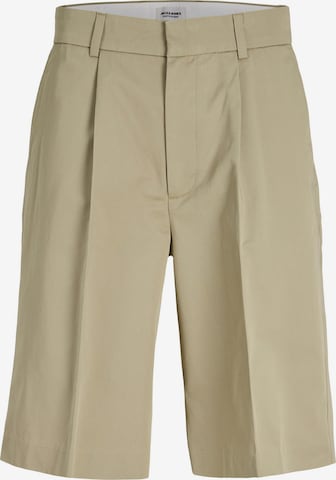 JACK & JONES Baggy Pantalon in Geel: voorkant