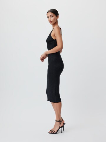 LeGer by Lena Gercke Knitted dress 'Mirell' in Black