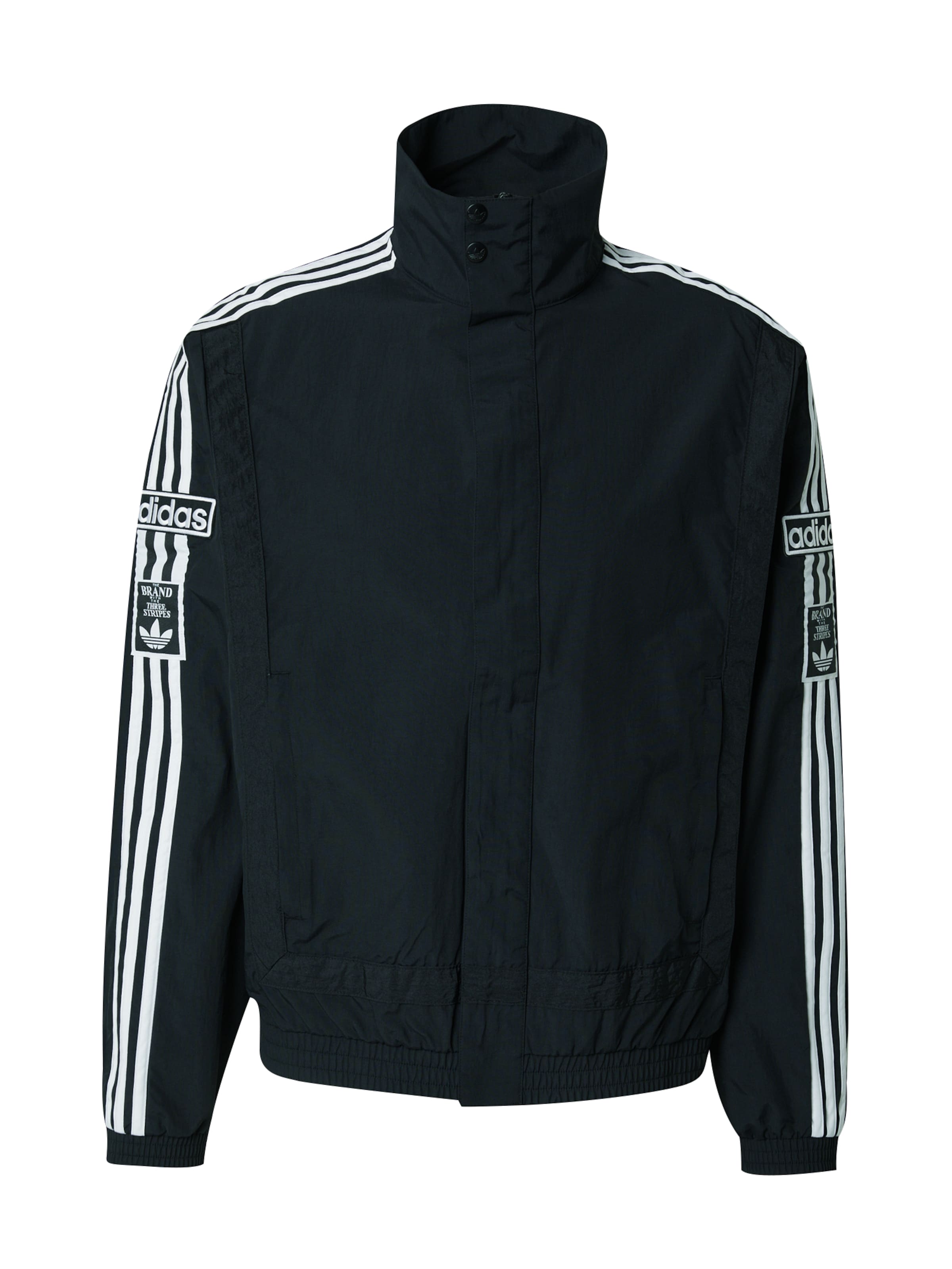 ADIDAS ORIGINALS Átmeneti dzseki 'Adibreak' - fekete: elől