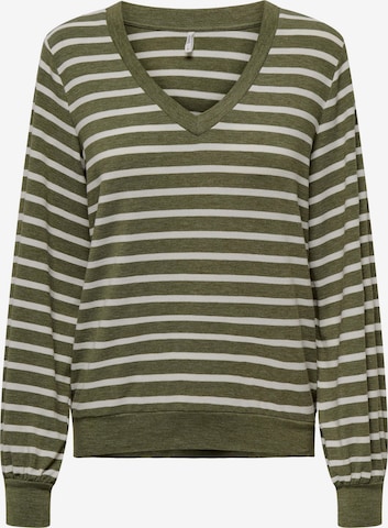 ONLY Sweatshirt 'RITA' i grön: framsida