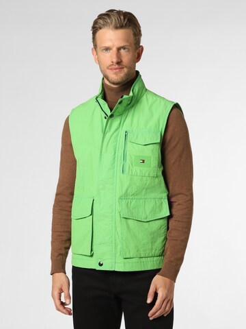 Gilet TOMMY HILFIGER en vert : devant