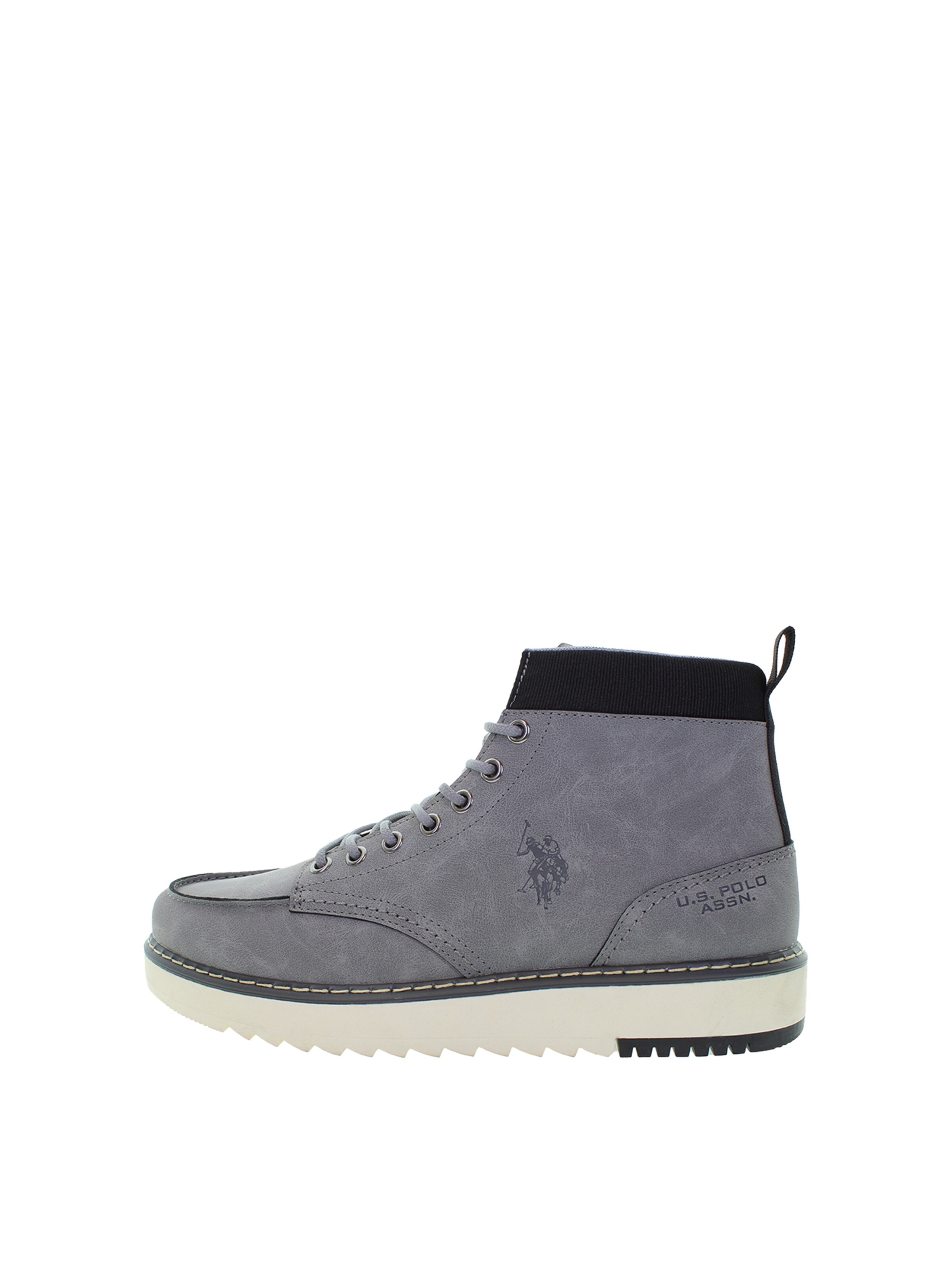 U.S. POLO ASSN. Veterboots 'London001' in Grijs: voorkant