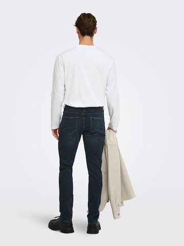 Only & Sons Slimfit Jeans 'ONSLoom' i blå