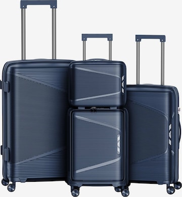 4FLY Kofferset 'Linea Lux' in Blau: Vorderseite