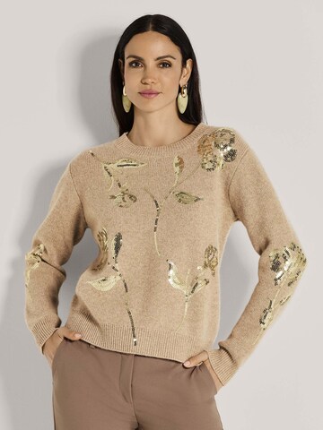 Pull-over MADELEINE en beige : devant