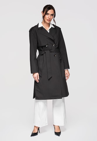 Manteau mi-saison Ombre en noir