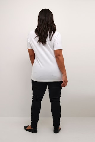 T-shirt 'Veri' KAFFE CURVE en blanc