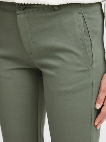 Slimfit Pantaloni chino 'LANO' di Fransa in verde