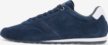 Baskets basses TOMMY HILFIGER en bleu : devant