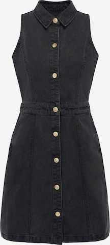 Barbour International Shirt Dress 'Lockhart' in Black: front