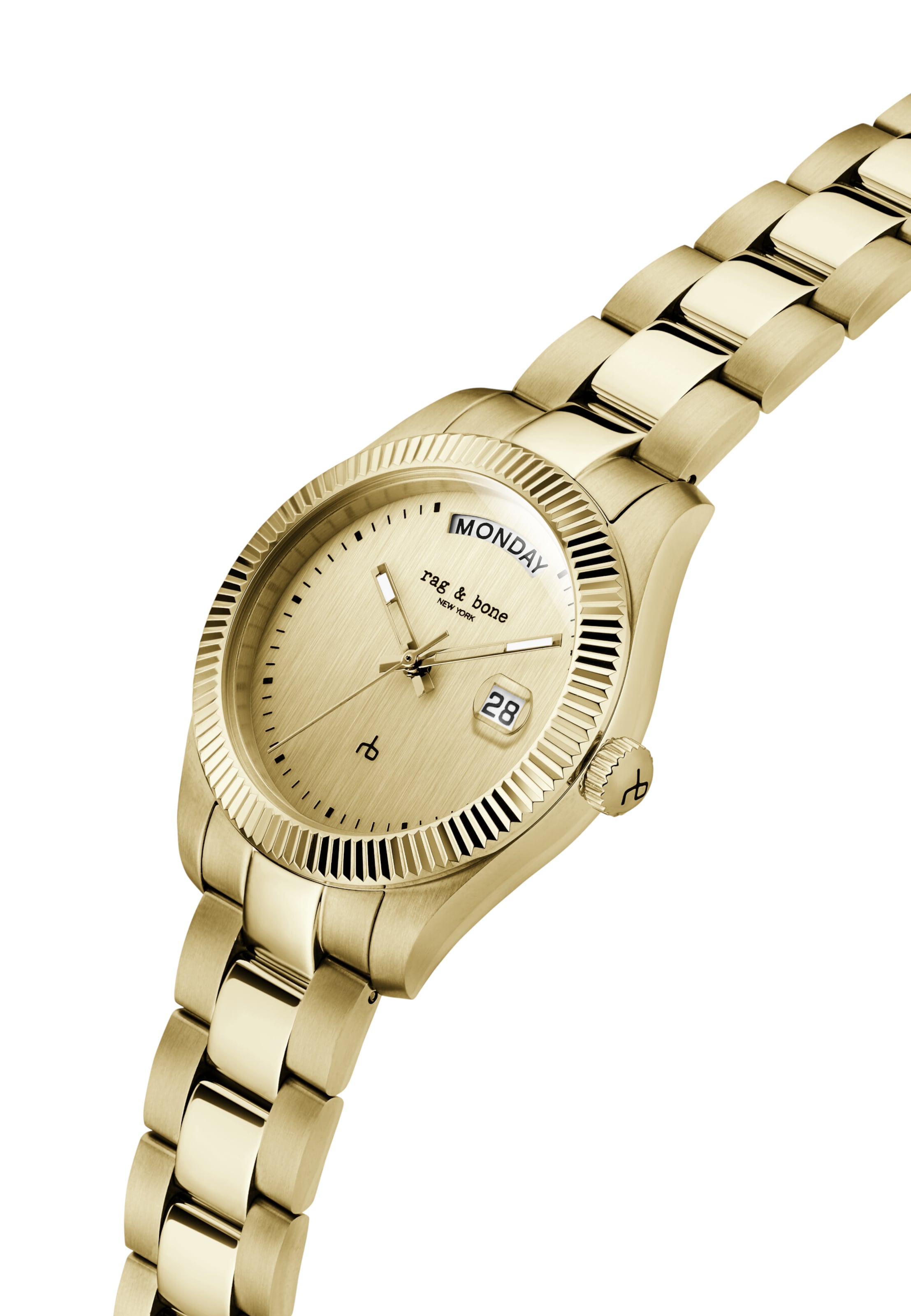 rag & bone Analog Watch ' Lex Day ' in Gold