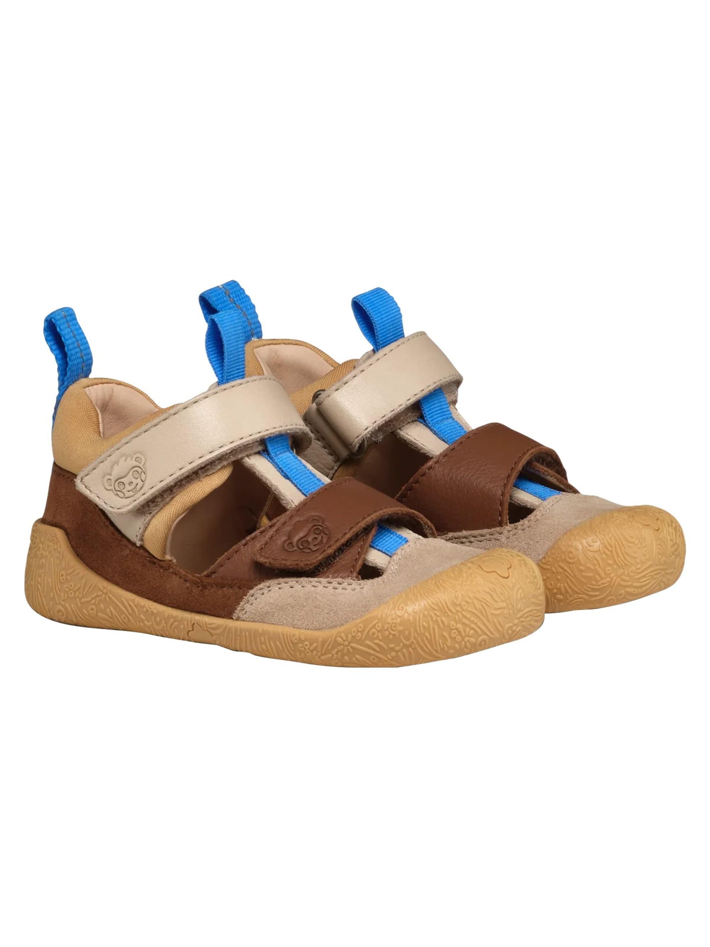 Affenzahn Sandals 'Sandale Leder Freely' in Beige