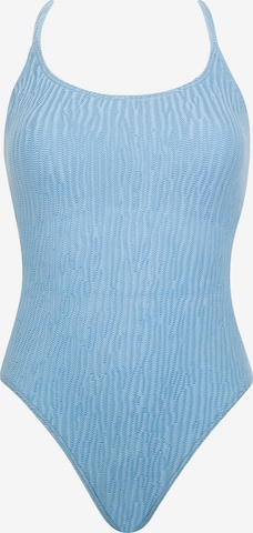 Bustier Maillot de bain OLYMPIA en bleu : devant