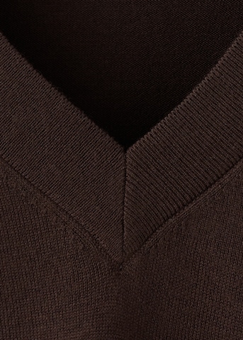 MANGO Sweater 'LUCCAV' in Brown