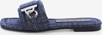 Kennel & Schmenger Mules 'HOLLY' in Blue: front