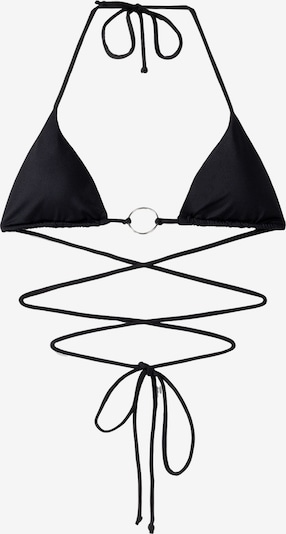 Bershka Hauts de bikini en noir, Vue avec produit