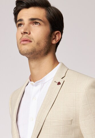 ROY ROBSON Slimfit Anzug in Beige