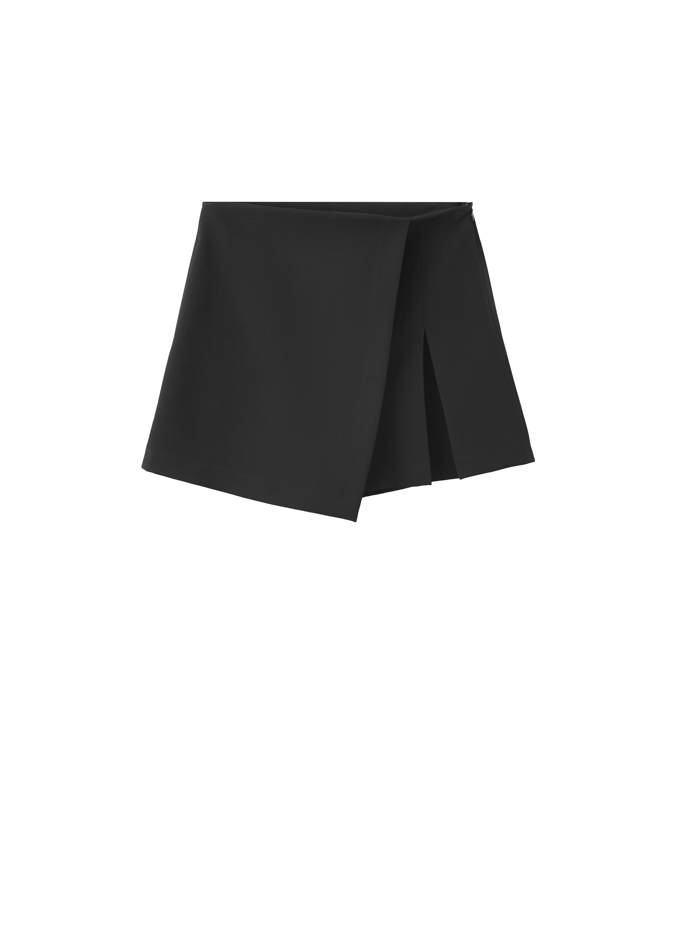 Gonna 'GRUNGE2' di MANGO in nero: frontale
