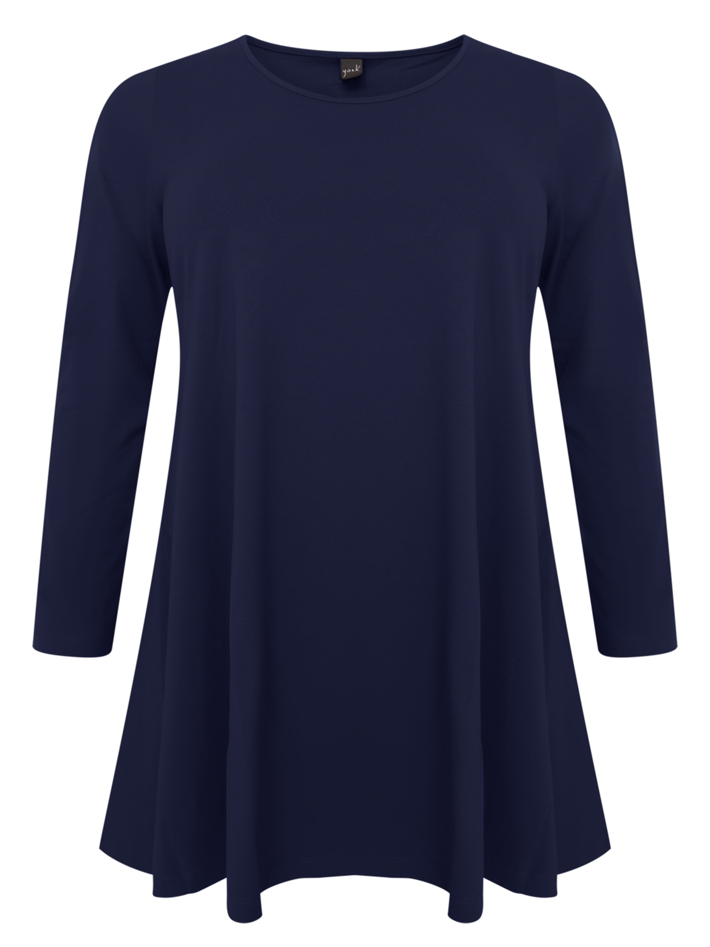 YOEK Tunic 'Tiffany' in Blue: front