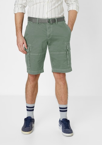 REDPOINT Regular Cargohose in Grün: Vorderseite