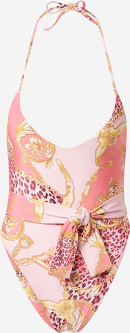 GUESS Triangel Badeanzug in Pink