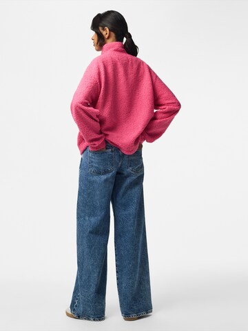 Veste en polaire 'PCKATTY' PIECES en rose