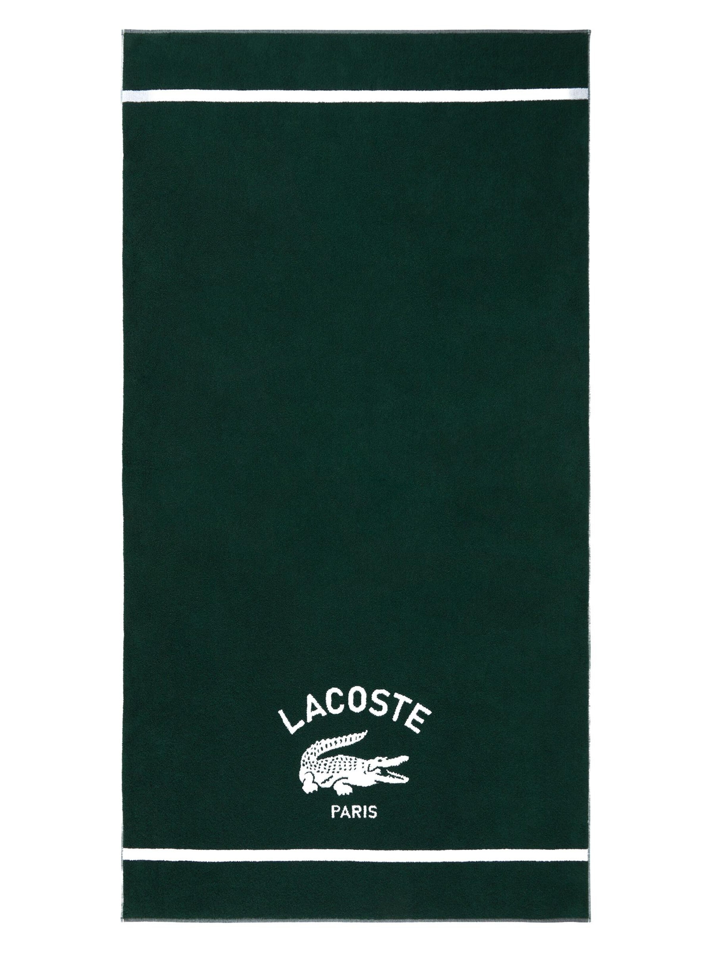 LACOSTE Beach Towel 'LORIGINE' in Green: front