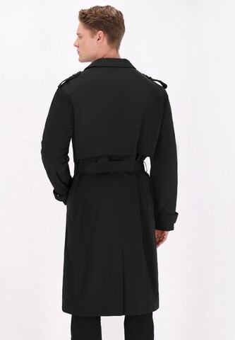 DreiMaster Klassik - Abrigo de entretiempo 'Classic Look' en negro
