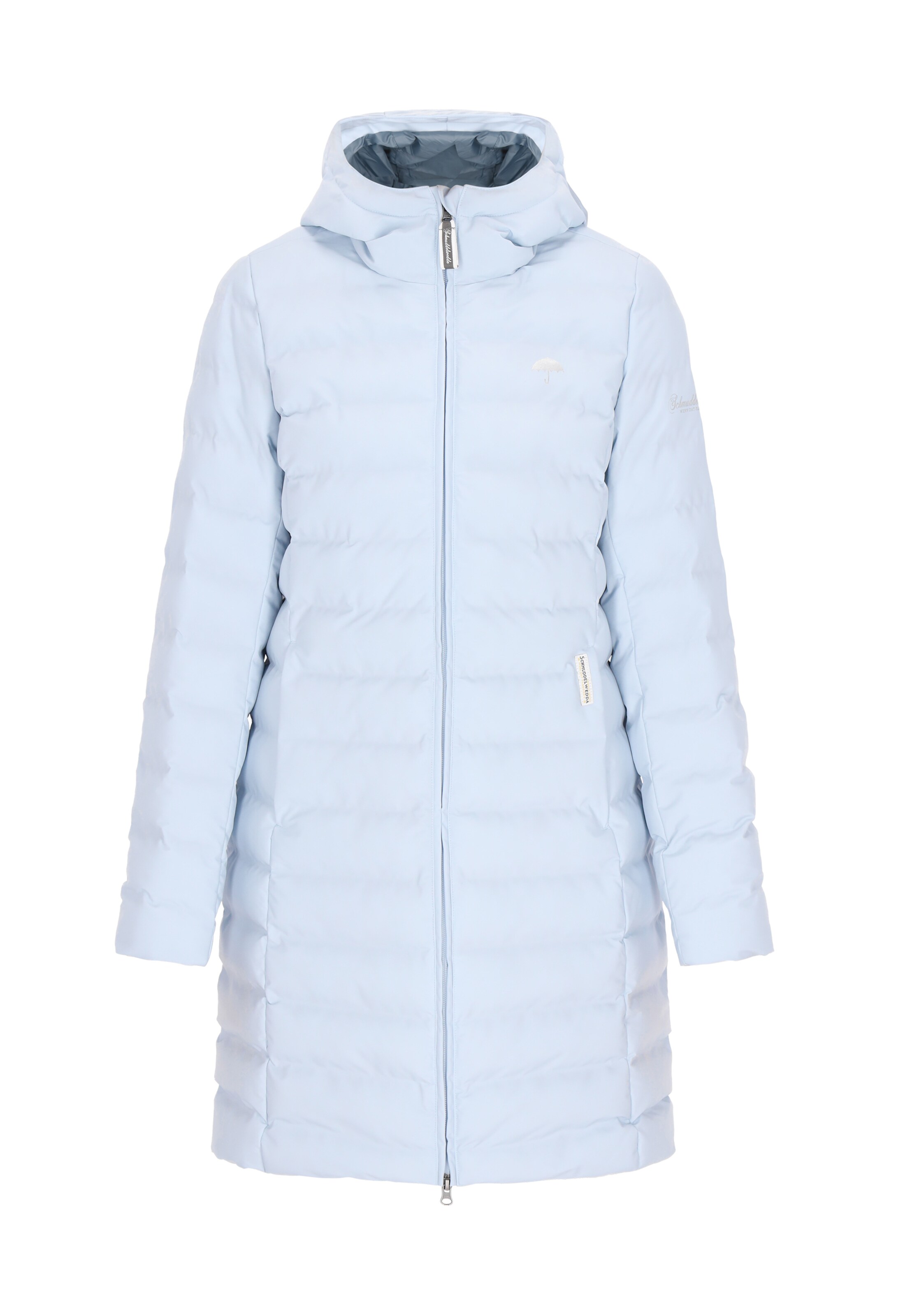 Schmuddelwedda Manteau d’hiver en bleu clair, Vue avec produit