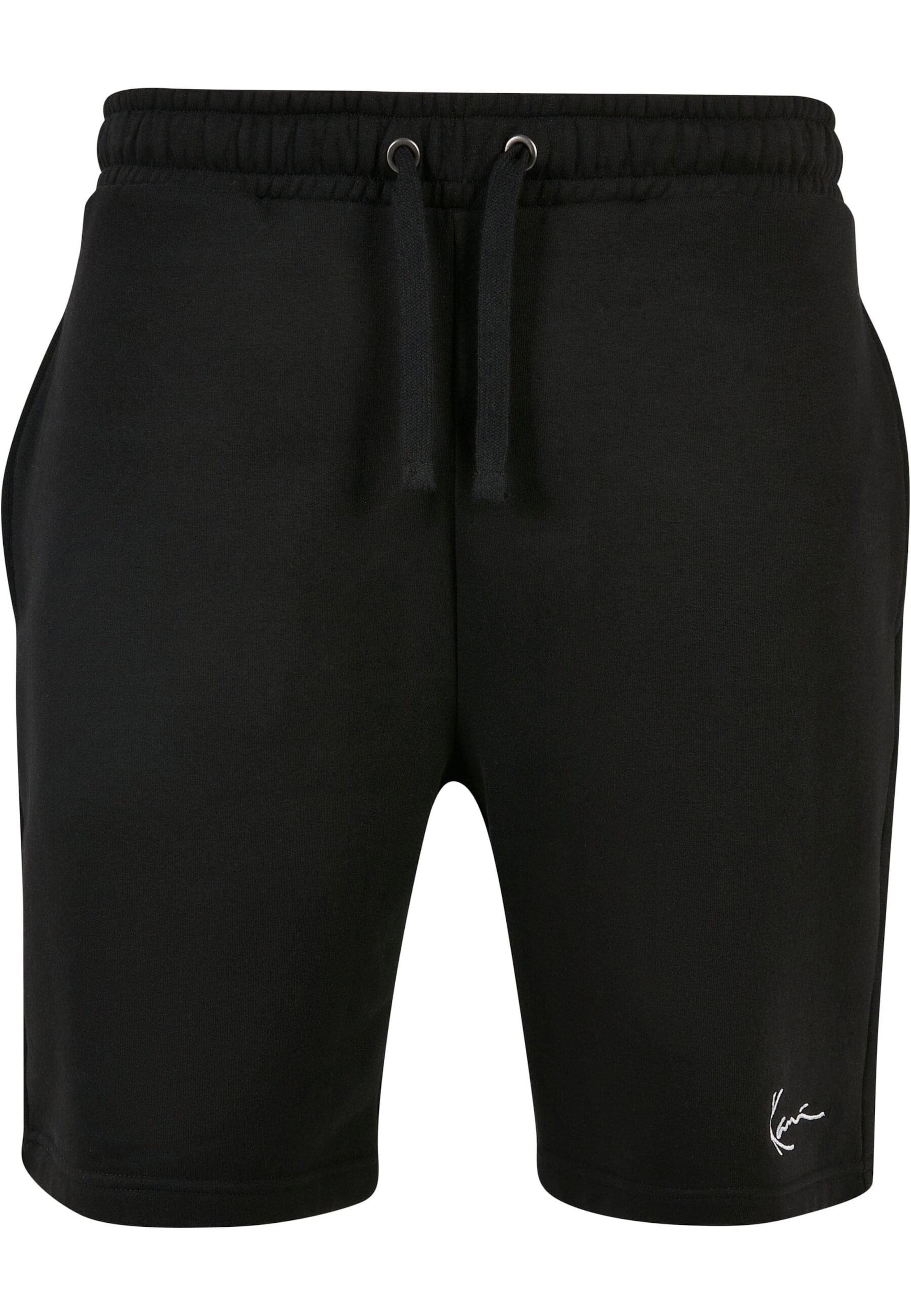 Karl Kani Regular Shorts in Schwarz: Vorderseite