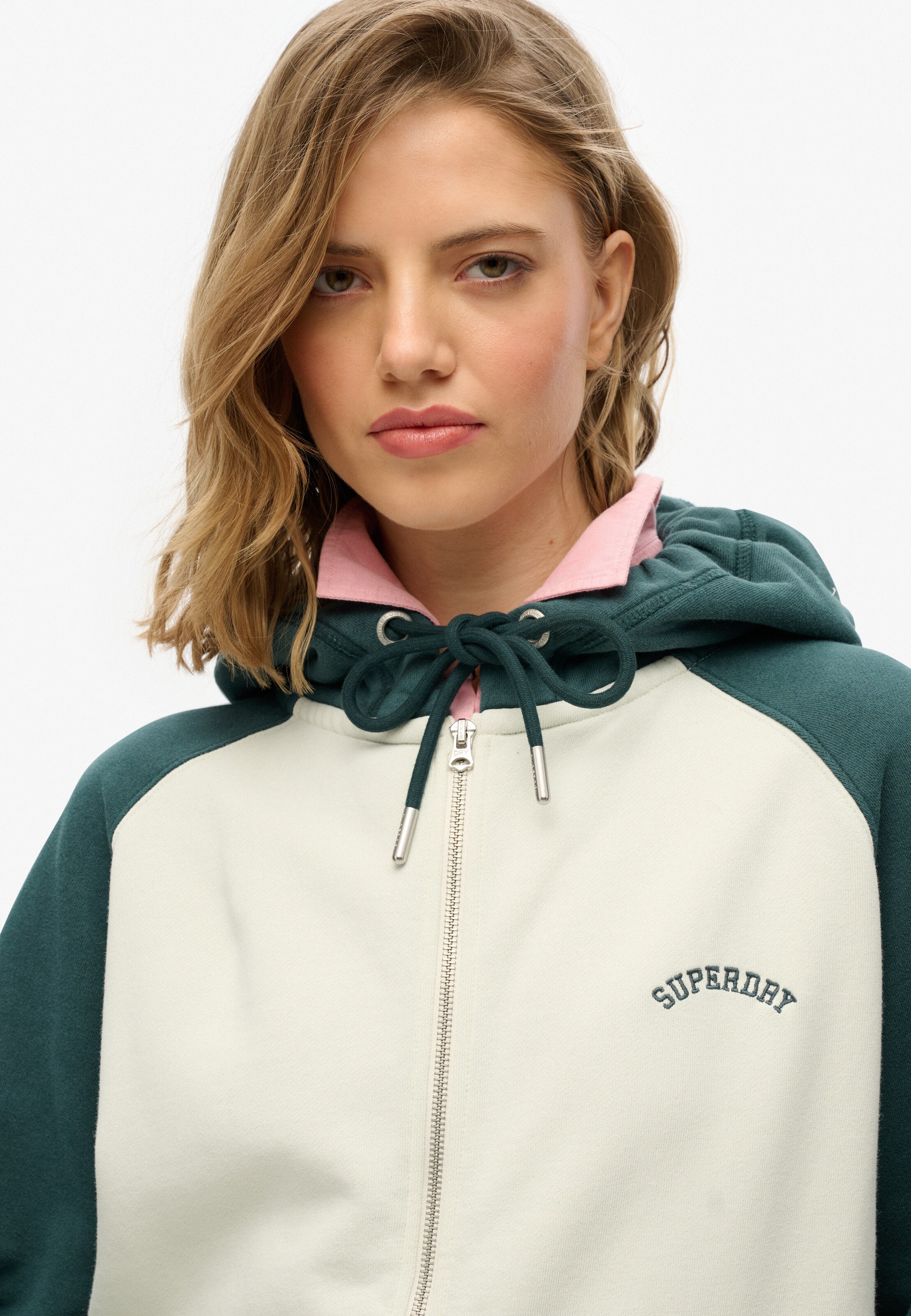 Superdry Sweatvest 'Essential' in Wit