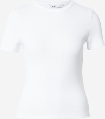 ONLY T-Shirt 'ONLJUNE' in Weiß: Vorderseite