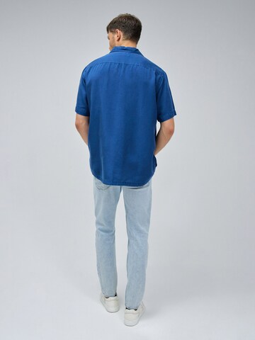 Salsa Jeans Regular Fit Hemd in Blau