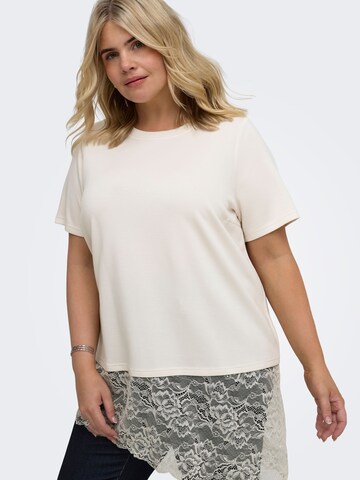 ONLY Carmakoma - Camiseta 'CARLise' en blanco