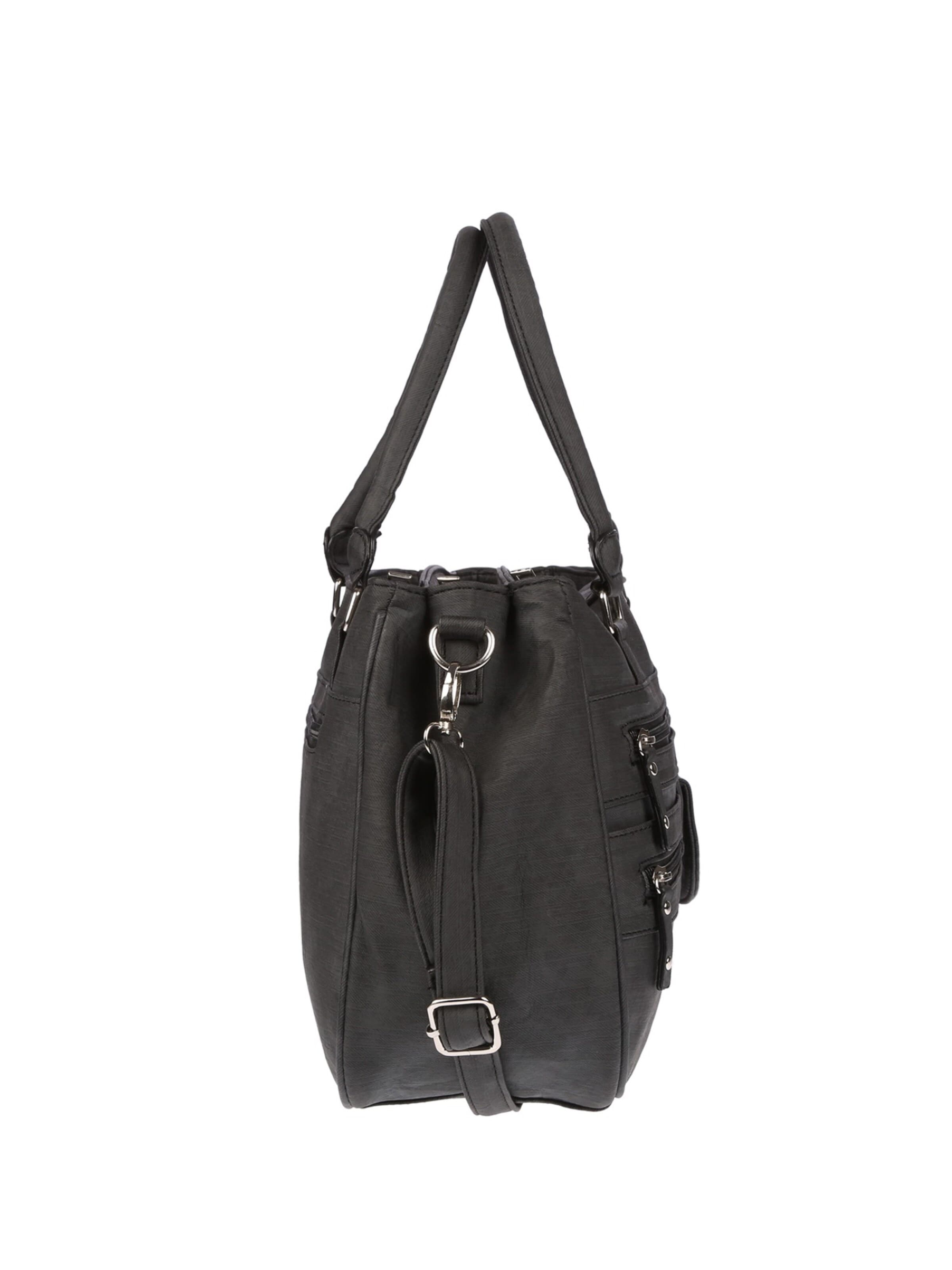 Christian Wippermann Handbag 'Große Damen Tasche Umhängetasche Schultertasche' in Black