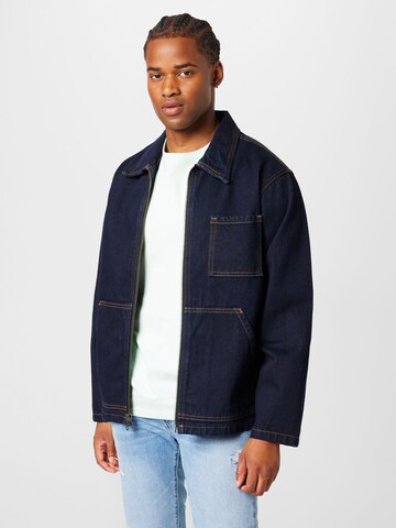 Levi's Skateboarding Tussenjas 'Skate Garage Jacket' in Blauw: voorkant